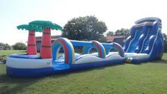 20' Paradise Inflatable Water Slide w Slip N Slide (Wet Only) 20' Paradise Inflatable Water Slide w Slip N Slide (Wet Only)