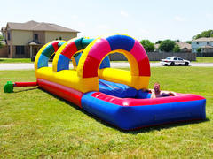 The 27' Rainbow Slip and Slide The 27' Rainbow Slip and Slide